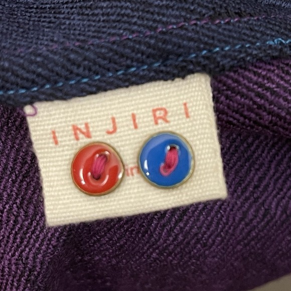 Injiri Wool Dress Handwoven Embroidered Folk Tunic Pink Purple Ethnic Boho Sz S - Picture 12 of 16